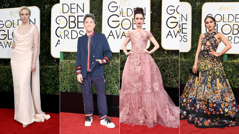 Illustration for article titled Here's Every Look from the 74th Annual Golden Globes Red Carpet. Awards Season Is Here!